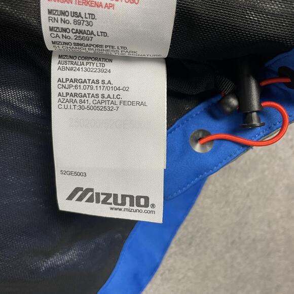Mizuno Pro Jacket Mens XL Blue Softshell Impermalite Water Resistant 52GE5003 - Picture 16 of 16